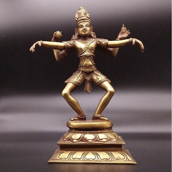 Statue de Nataraj / Natraj en bronze – Artisanat traditionnel indien