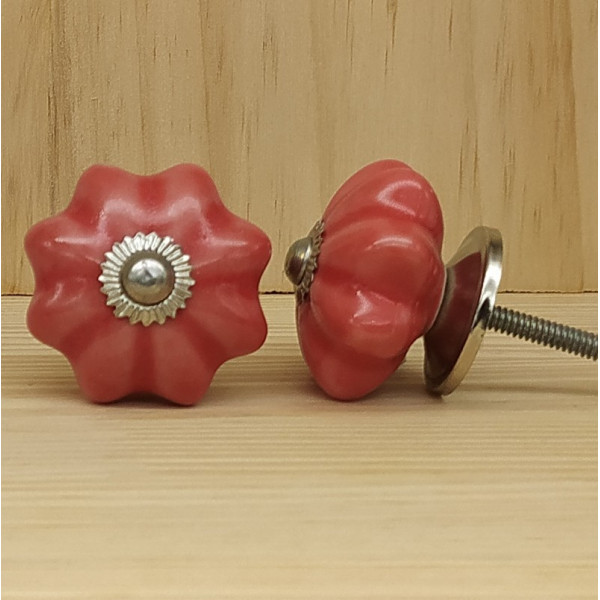 Boutons de meuble en céramique artisanale d’Inde