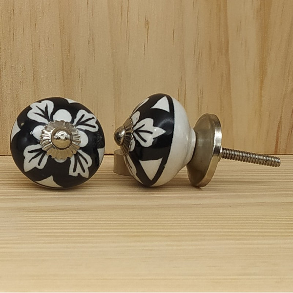 Boutons de meuble en céramique artisanale d’Inde