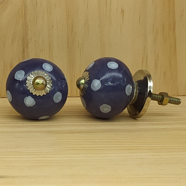 Boutons de meuble en céramique artisanale d’Inde