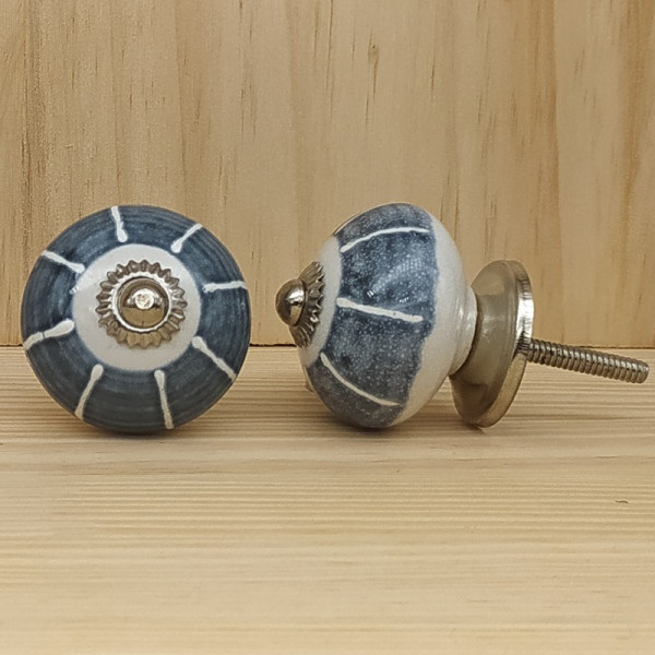 Boutons de meuble en céramique artisanale d’Inde
