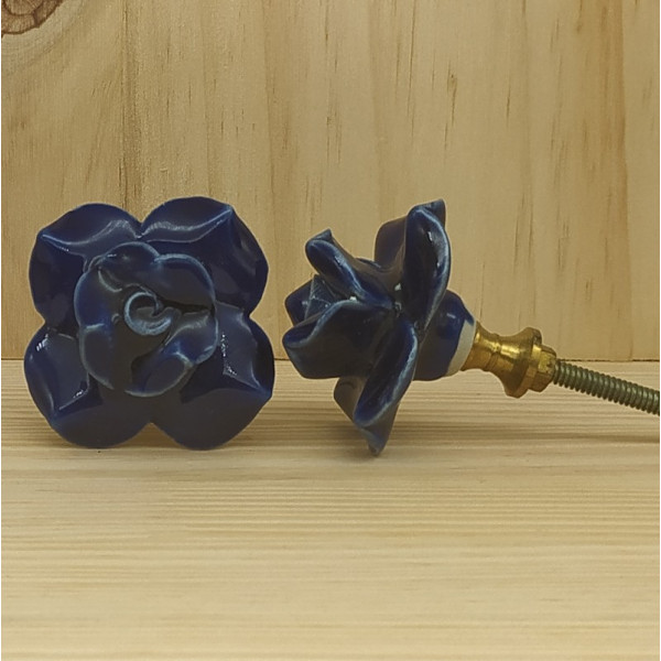 Boutons de meuble en céramique artisanale d’Inde