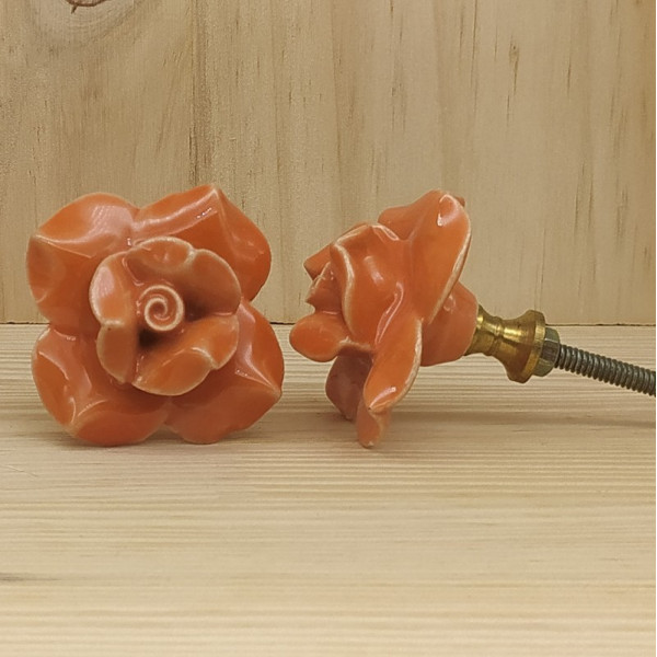 Boutons de meuble en céramique artisanale d’Inde