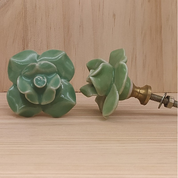 Boutons de meuble en céramique artisanale d’Inde