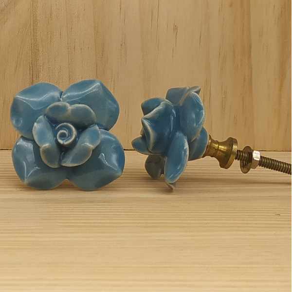 Boutons de meuble en céramique artisanale d’Inde