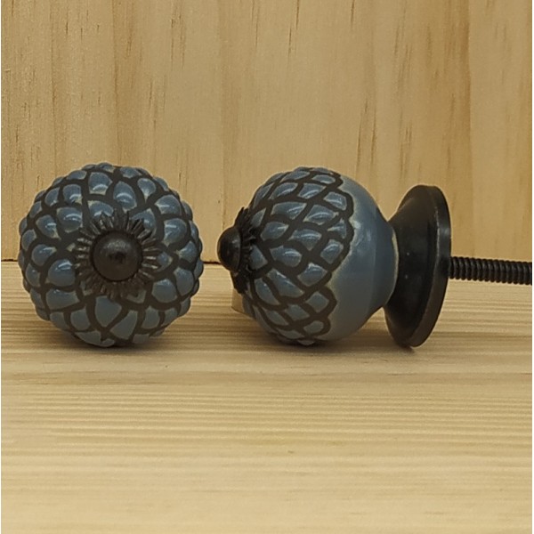 Boutons de meuble en céramique artisanale d’Inde