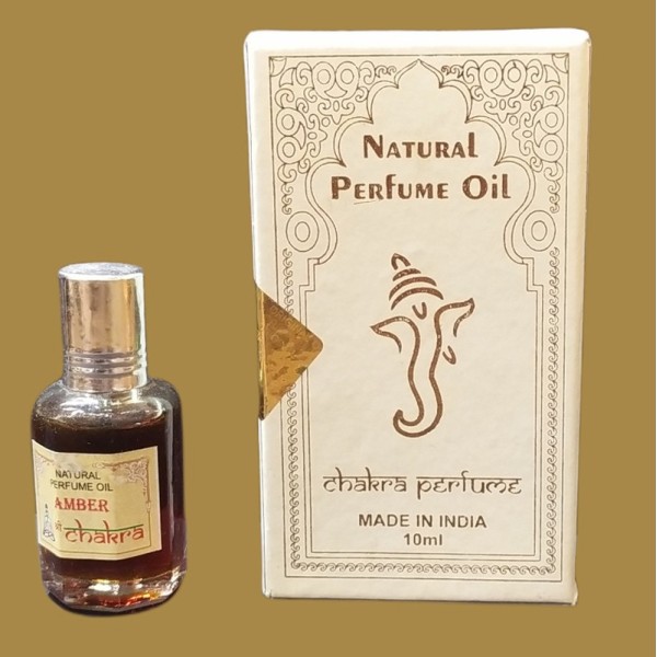 Ambre – Huile Parfum Oriental sans alcool, Inspirée des Traditions Indiennes