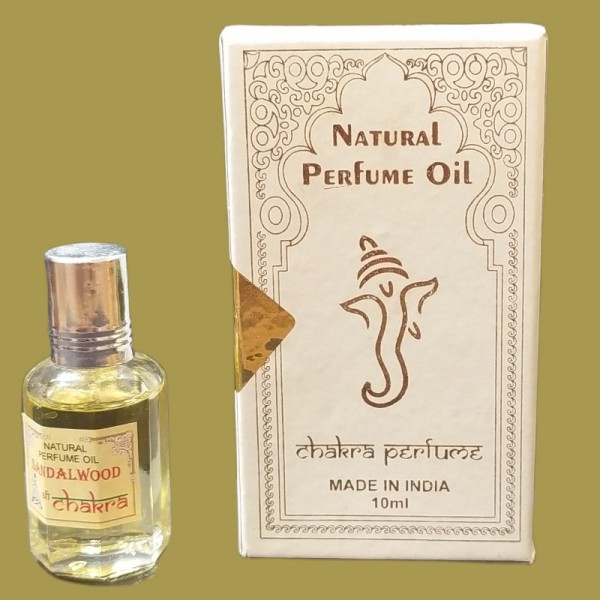Santal – Huile Parfum Oriental sans alcool, Inspirée des Traditions Indiennes