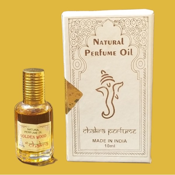 Golden wood – Huile Parfum Oriental sans alcool, Inspirée des Traditions Indiennes