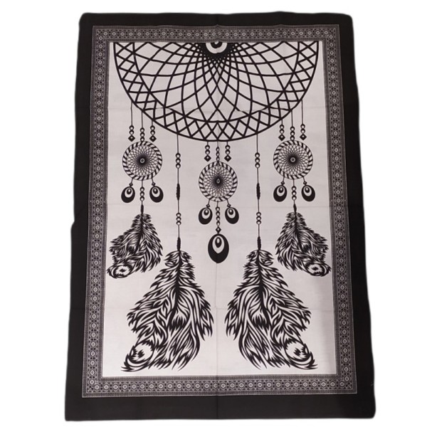 Tenture murale Dream Catcher ou attrape-rêves – textile Coton imprimé