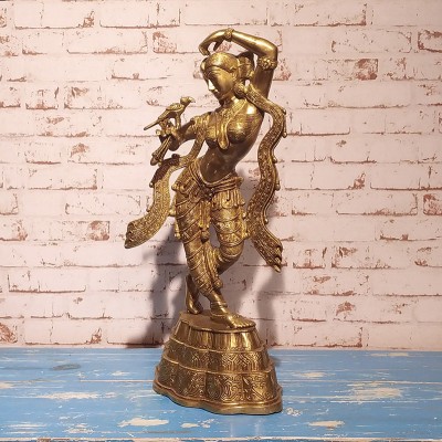 Sculpture Apsara danseuse céleste en bronze