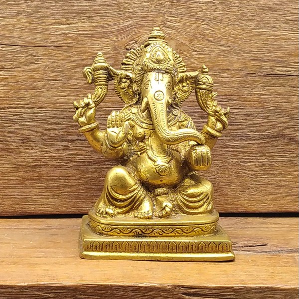 Statue de Ganesh en bronze – Artisanat indien