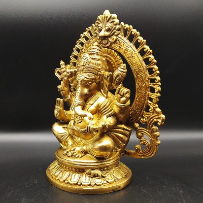 Statue de Ganesh en bronze – Artisanat indien