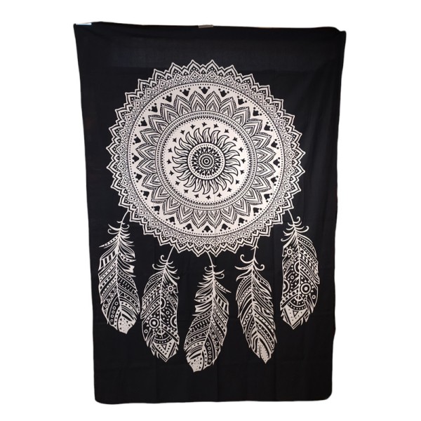 Tenture murale Dream Catcher ou attrape-rêves – textile Coton imprimé