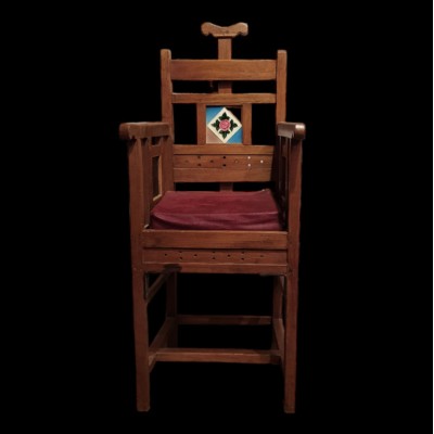 Chaise de barbier indienne...
