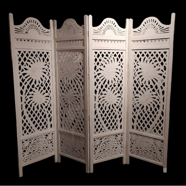 Paravent indien en bois de manguier Élégance artisanale et esprit bohème chic