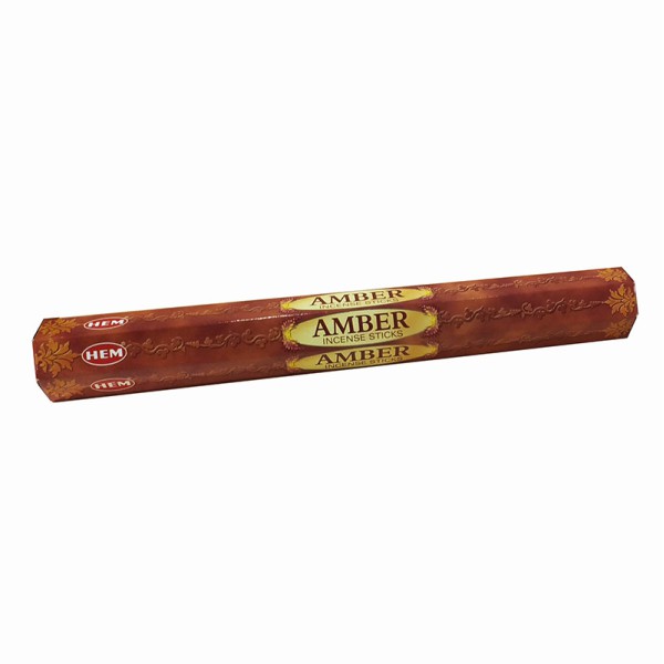 Encens Ambre HEM – Bâtonnets d’encens indien artisanal
