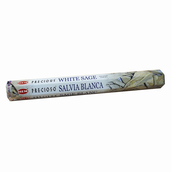 Encens Sauge Blanche HEM – Bâtonnets d’encens indien artisanal