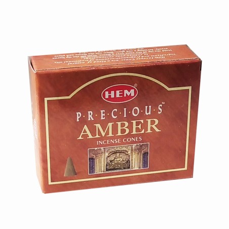 Encens Indien Ambre en Cônes – Encens Artisanal de l’Inde