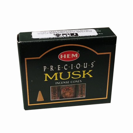 Encens Indien Precious Musk en Cônes – Encens Artisanal de l’Inde