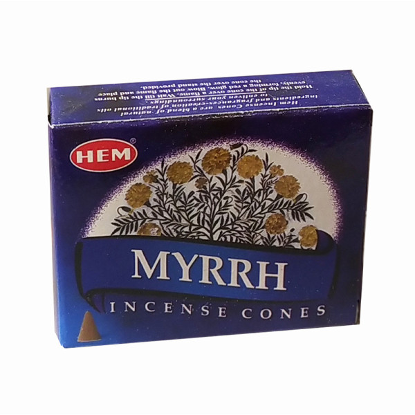 Encens Indien Myrrhe en Cônes – Encens Artisanal de l’Inde
