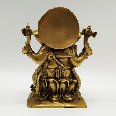 Statue de Ganesh en bronze – Artisanat indien