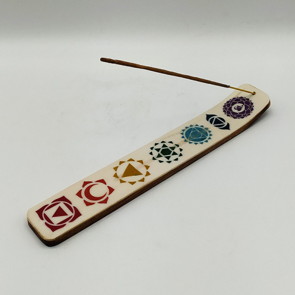 bruleur à encens 7 chakras - artisanat Inde