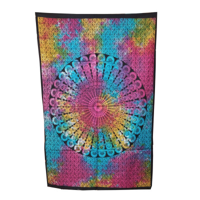 Tenture murale indienne coton mandala
