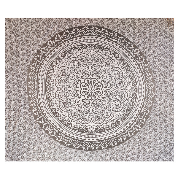 Tenture en coton motif mandala – Artisanat traditionnel d’Inde