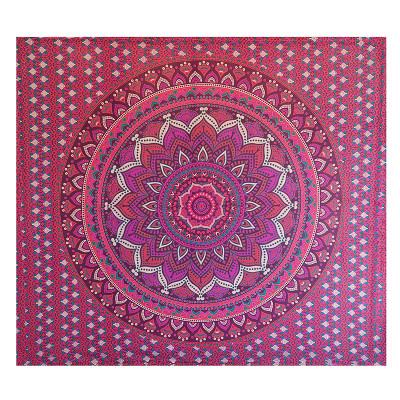 tenture coton motif mandala artisanat fait main Inde