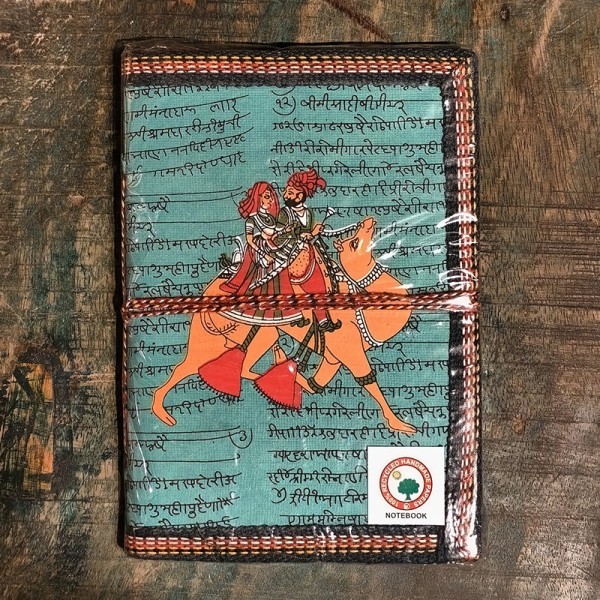 Carnet de Notes en Papier 100 % Recyclé – maharadja - Fabrication Artisanale en Inde