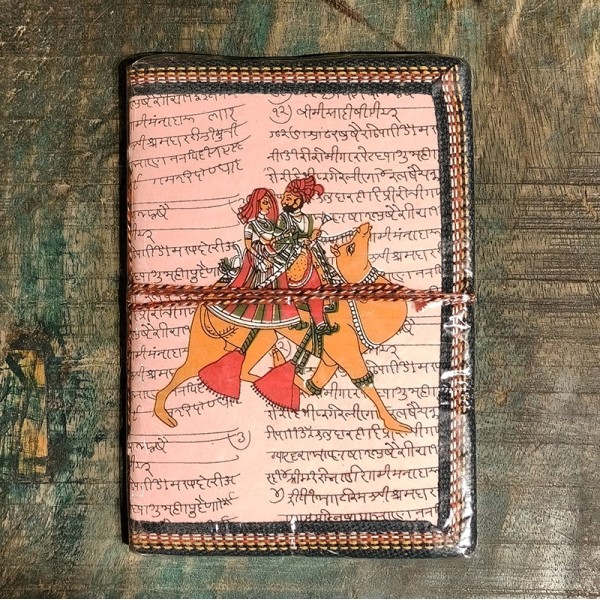 Carnet de Notes en Papier 100 % Recyclé – maharadja - Fabrication Artisanale en Inde