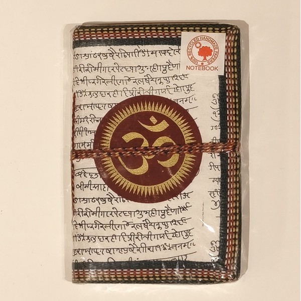 Carnet de Notes en Papier 100 % Recyclé – Aum - Fabrication Artisanale en Inde