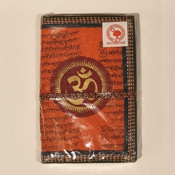Carnet de Notes en Papier 100 % Recyclé – Aum - Fabrication Artisanale en Inde
