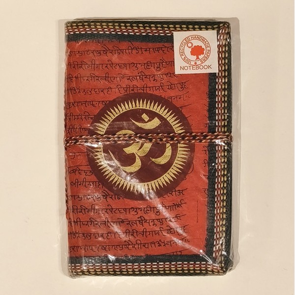 Carnet de Notes en Papier 100 % Recyclé – Aum - Fabrication Artisanale en Inde