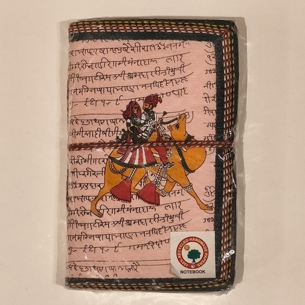 Carnet de Notes en Papier 100 % Recyclé – Maharadja Maharani - Fabrication Artisanale en Inde