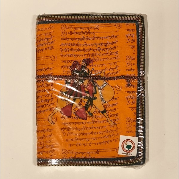 Carnet de Notes en Papier 100 % Recyclé – Maharadja Maharani - Fabrication Artisanale en Inde