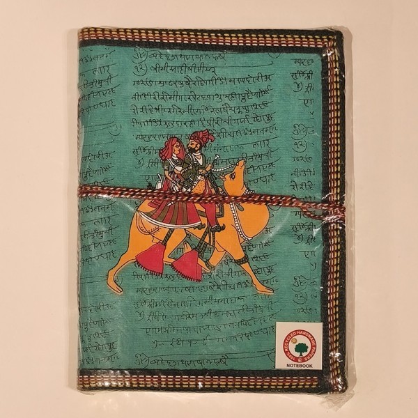 Carnet de Notes en Papier 100 % Recyclé – Maharadja Maharani - Fabrication Artisanale en Inde
