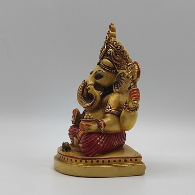 Statue Ganesh artisanat indien en résine