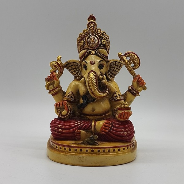 Statue de Ganesh en Résine – Artisanat Traditionnel de l’Inde
