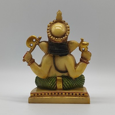 Statue de Ganesh en résine artisanale fabriquée en Inde