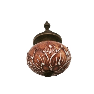 Bouton meuble  tiroir céramique artisanal Inde peinture fait main