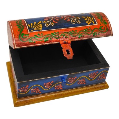 Coffret décoratif artisanal aux couleurs du Rajasthan