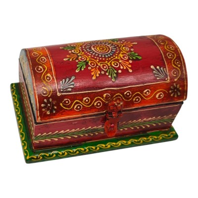 Coffret peint à la main du Rajasthan en Inde