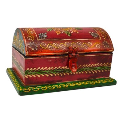 Coffret décoratif artisanal aux couleurs du Rajasthan