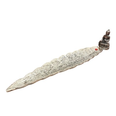 porte encens bouddha metal