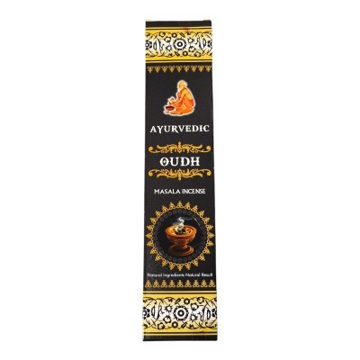 Encens ayurvédique Oudh en bâtonnets parfum bois d'agar