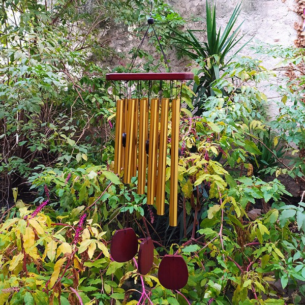 Carillon à vent en tubes de métal – Artisanat traditionnel indien